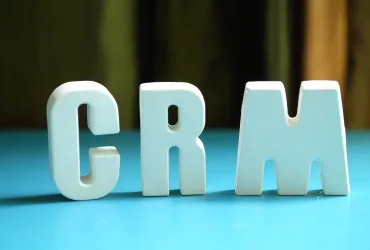 arrange white letters as crm